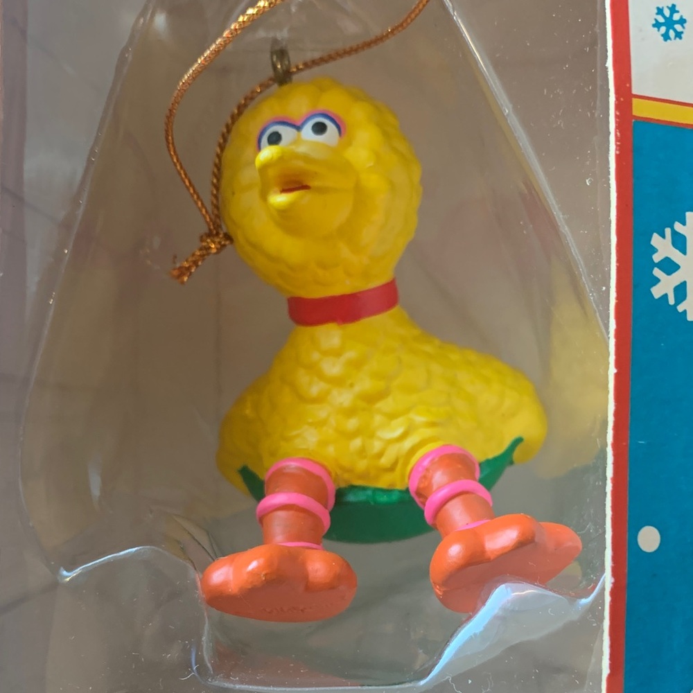 Vintage Sesame Street Big Bird Christmas Ornament